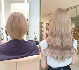 ロング コウ チホウのヘアスタイル