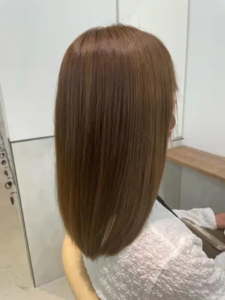 ミディアム 似合わせボブ 瑠輝のヘアスタイル