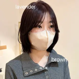 ミディアム 似合わせ/ベージュ /レイヤー/りほ🤍のヘアスタイル