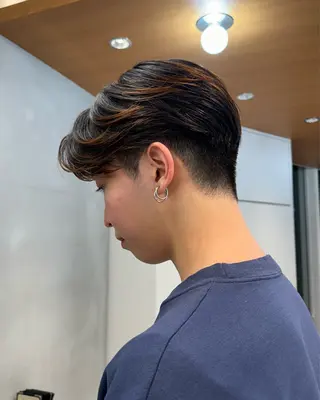 メンズ nicoTOKYO 原宿所属・センターパート /メンズ/海野颯生のヘアスタイル