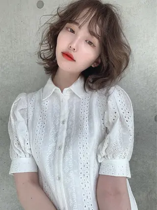 セミロング カラー M.O.D渋谷所属・🫧渋谷美容師 たくみ🫧のヘアスタイル