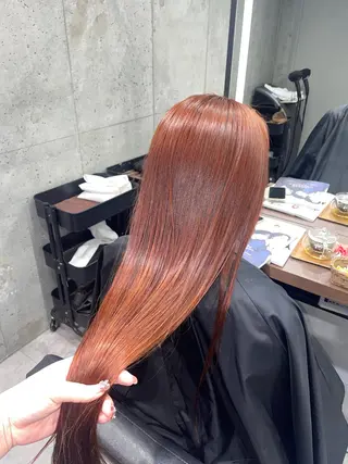 ロング カラー 暖色/ハイトーン/ カラー/HBLのヘアスタイル