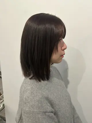 ミディアム 山下颯羽 /ワンカラーのヘアスタイル