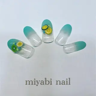 ネイル miyabi nail 桂川駅近くのネイルデザイン