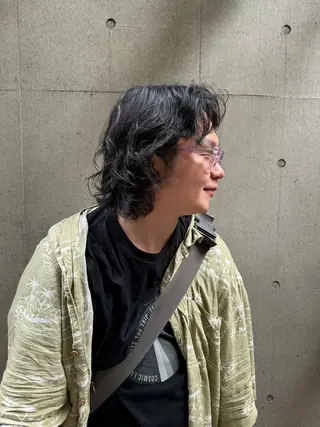 パーマ メンズ 似合わせカット /パーマ岡本淳平のヘアスタイル