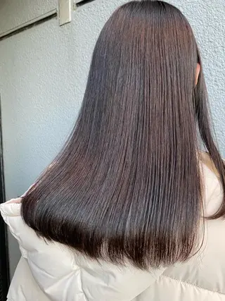 セミロング カラー 🌱加藤　胡太郎 /艶髪ストレート🌱のヘアスタイル