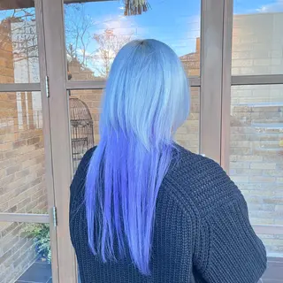 ロング カラー SOUPLE 土谷優乃のヘアスタイル