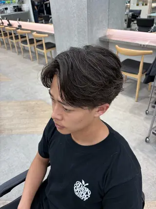 パーマ メンズ 🌀toa/波巻き✨ /メンズパーマ／栄のヘアスタイル