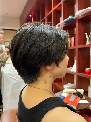 ショート パーマ mulum所属・ボブパーマ/ ウルフパーマ原科🪴のヘアスタイル