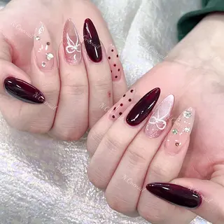 ネイル 長いだし/スカルプ/ パラシェルN.oneのネイルデザイン