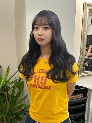 ロング えり 堀江/ボブ /艶髪/レイヤーのヘアスタイル