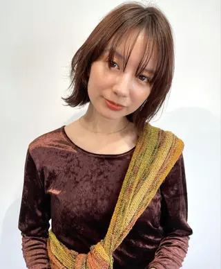 ミディアム カラー ヘアアレンジ 〽️magico/ ウルフDaiki〽️のヘアスタイル