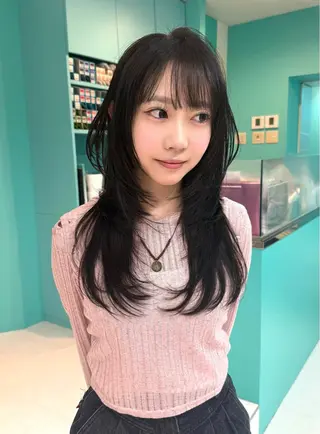 ロング Misaki/ レイヤー/ウルフのヘアスタイル