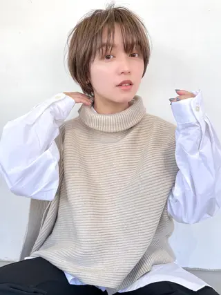 ショート カラー ショート・ボブ 徳竹淳一のヘアスタイル