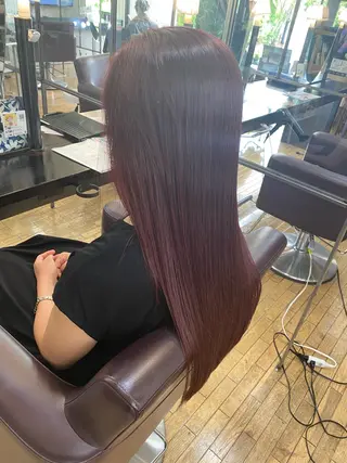 ロング カラー ラピスキーズ 寺本のヘアスタイル