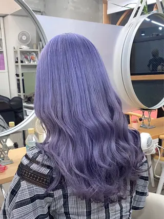 ロング カラー メンズ soi所属・ケアブリーチ/ツヤ髪 /ハイトーン/西村のヘアスタイル