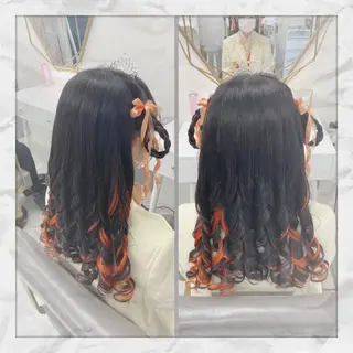 ロング ヘアアレンジ ヘアセット/着付け 𓇼 松本 夏美𓇼のヘアスタイル