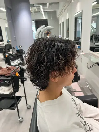 ミディアム パーマ特化美容師 佐藤壮流のヘアスタイル