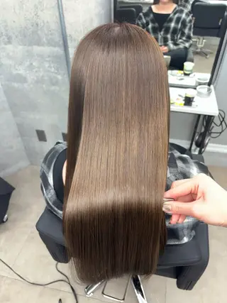 ロング カラー 髪質改善/韓国 ﾚｲﾔｰ/店長/原島のヘアスタイル