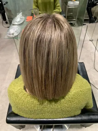 ミディアム カラー レイヤー/艶髪/ 髪質改善/YUYAのヘアスタイル