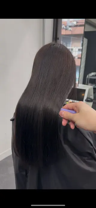 ロング カラー ✨レイヤーカット/透 名感カラー特化✨のヘアスタイル