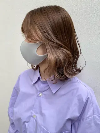 ミディアム カラー 💐ナチュラルヘア Kroda💐のヘアスタイル