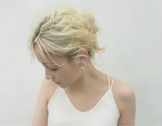 ミディアム カラー ヘアアレンジ ケアカラー×髪質改善 🌙OKUBO🌙のヘアスタイル