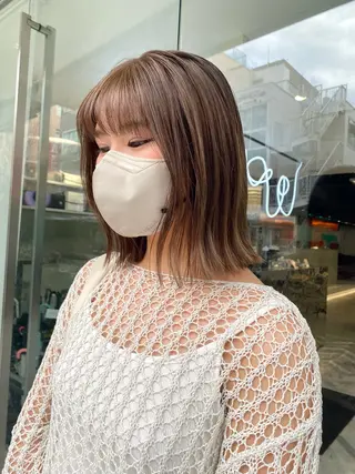 ミディアム otoha☆カラー/ レイヤー/八王子のヘアスタイル