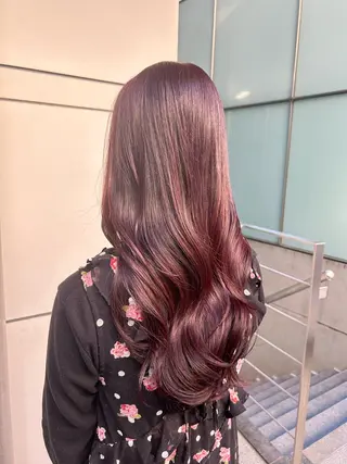 ロング カラー 柴田 千春のヘアスタイル