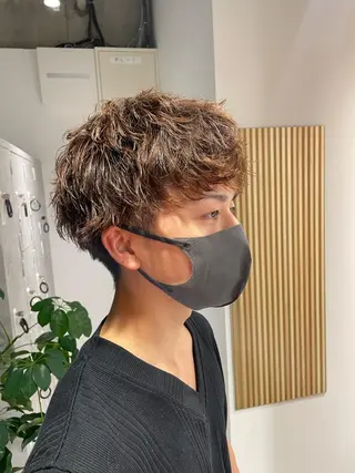 ショート カラー パーマ メンズ メンズ＆パーマ特化 takumiのヘアスタイル