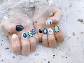 ネイル 🦋ネイルサロン ブラン🌈ゆりのネイルデザイン