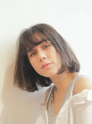 ミディアム 似合わせ艶髪カラー ❤️ハダユミのヘアスタイル