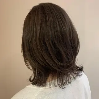 ミディアム 暖色専門美容師🎀 お客様満足度◎のヘアスタイル