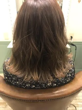 カラー 小沼采唯👧🏼 海好きオヌちゃんのヘアスタイル