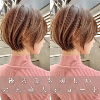 ショート レイヤー❣️縮毛矯正 川村利幸のヘアスタイル