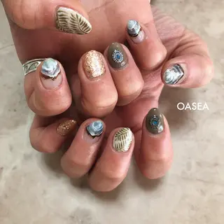 ネイル 🌞💜 KAORI 🌴のネイルデザイン