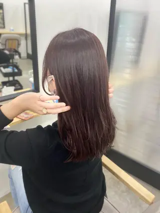 セミロング 🍑もも 🍑のヘアスタイル