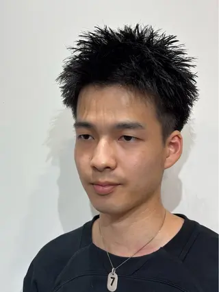 ショート メンズ 【店長】メンズ職人 短髪　ハイトーン🔥のヘアスタイル