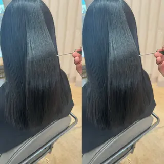 セミロング TELA HAIR草加店所属・艶髪カラー😊 西久保光✂️のヘアスタイル