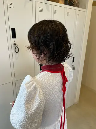 ショート nia所属・柔らかブラウン/栄/ tomitaのヘアスタイル