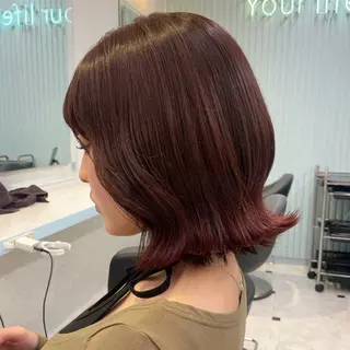 ミディアム カラー Salowin池袋East 店3F所属・【美髪矯正/絹髪】 🎀hinano🎀のヘアスタイル