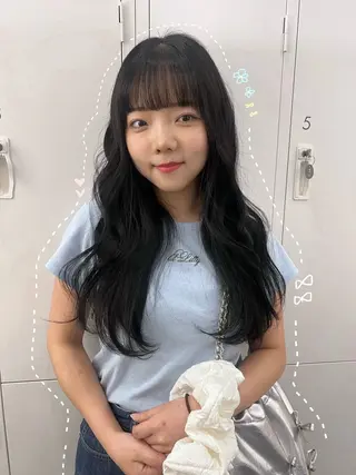 ロング euphoria新宿通り所属・新宿❤︎ yume🎀のヘアスタイル