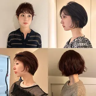 ショート 森田遥奈/透明感カラ ー/似合わせカットのヘアスタイル