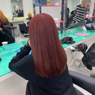 ロング カラー 中韓レイヤー/ ブラウン🤎はやとのヘアスタイル