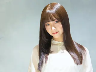 ロング カラー 谷 ひな乃のヘアスタイル