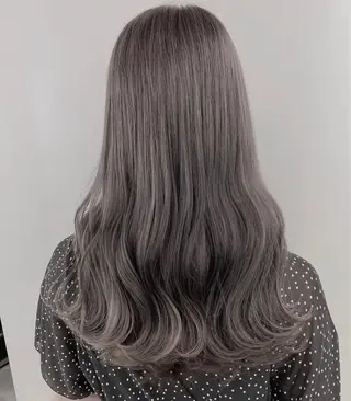 ロング カラー パーマ ヘアアレンジ ♡透け感カラー 大賀哲平♡のヘアスタイル
