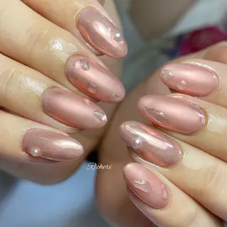 ミディアム ネイル richeri beautyのネイルデザイン