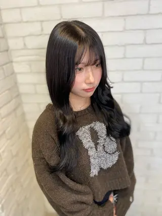 ロング カラー ヨシダ フミノリのヘアスタイル