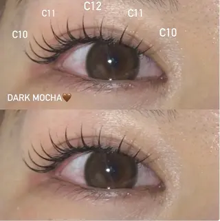 マツエク・マツパ NORA hinataのマツエク・マツパデザイン