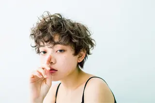 ショート カラー パーマ 水口 英里のヘアスタイル